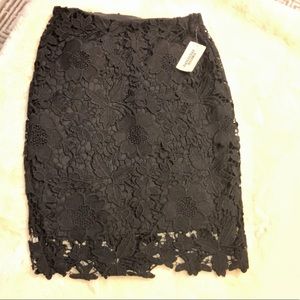 Forever 21 Skirt Black Lace. NWT